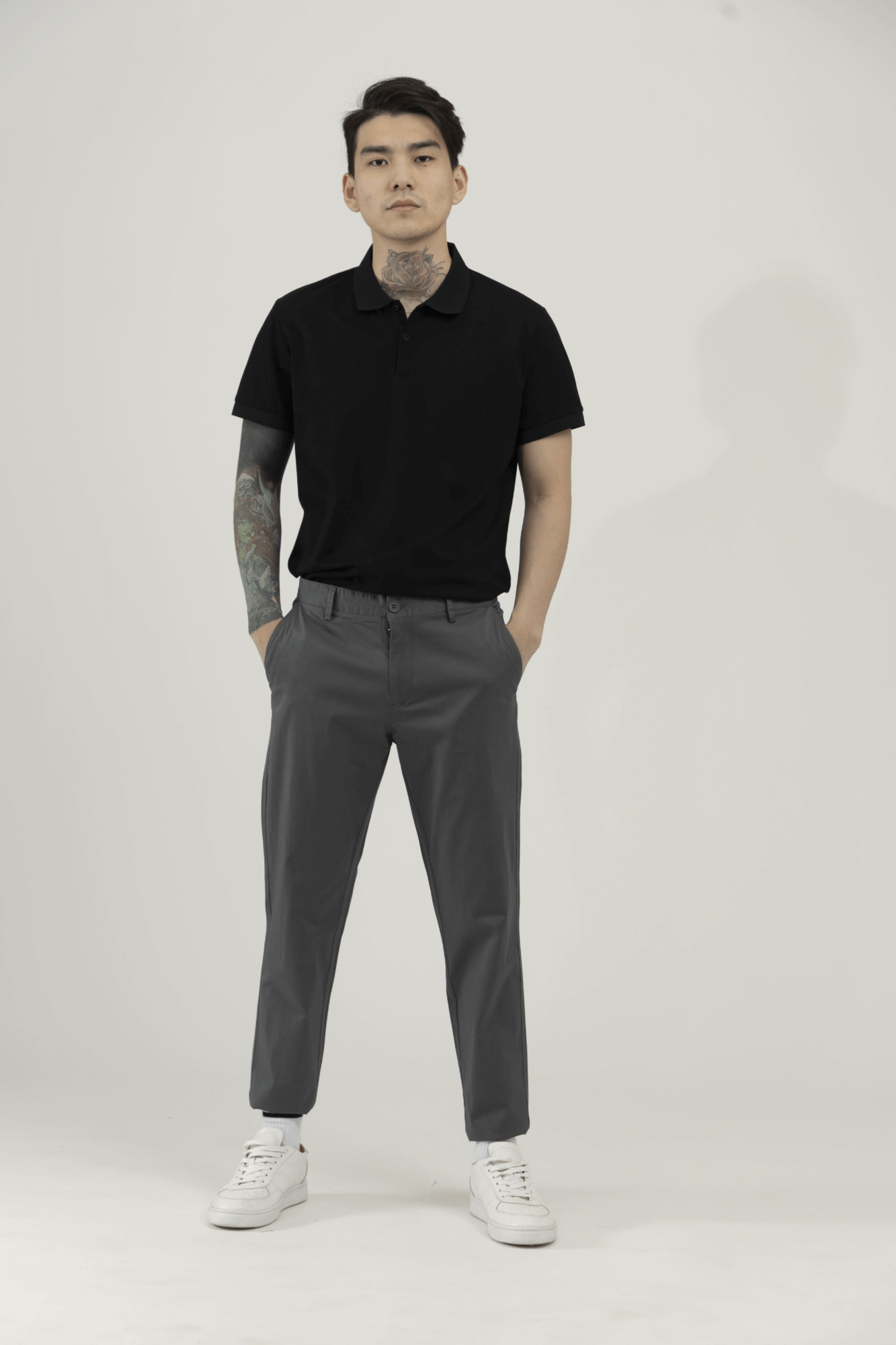 Поло спортивное TERRA PRO, размер XL, black — фото 1