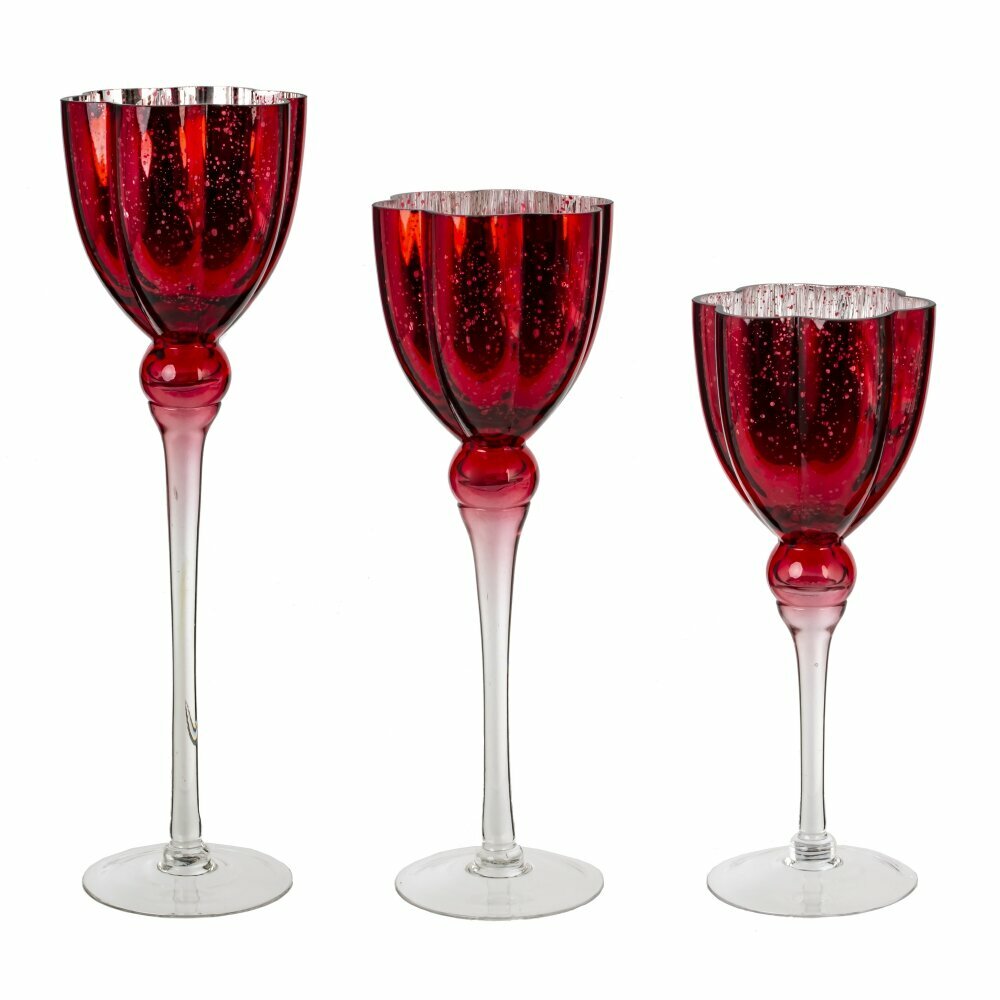 Набор из 3-х подсвечников L33 W16 H46 см