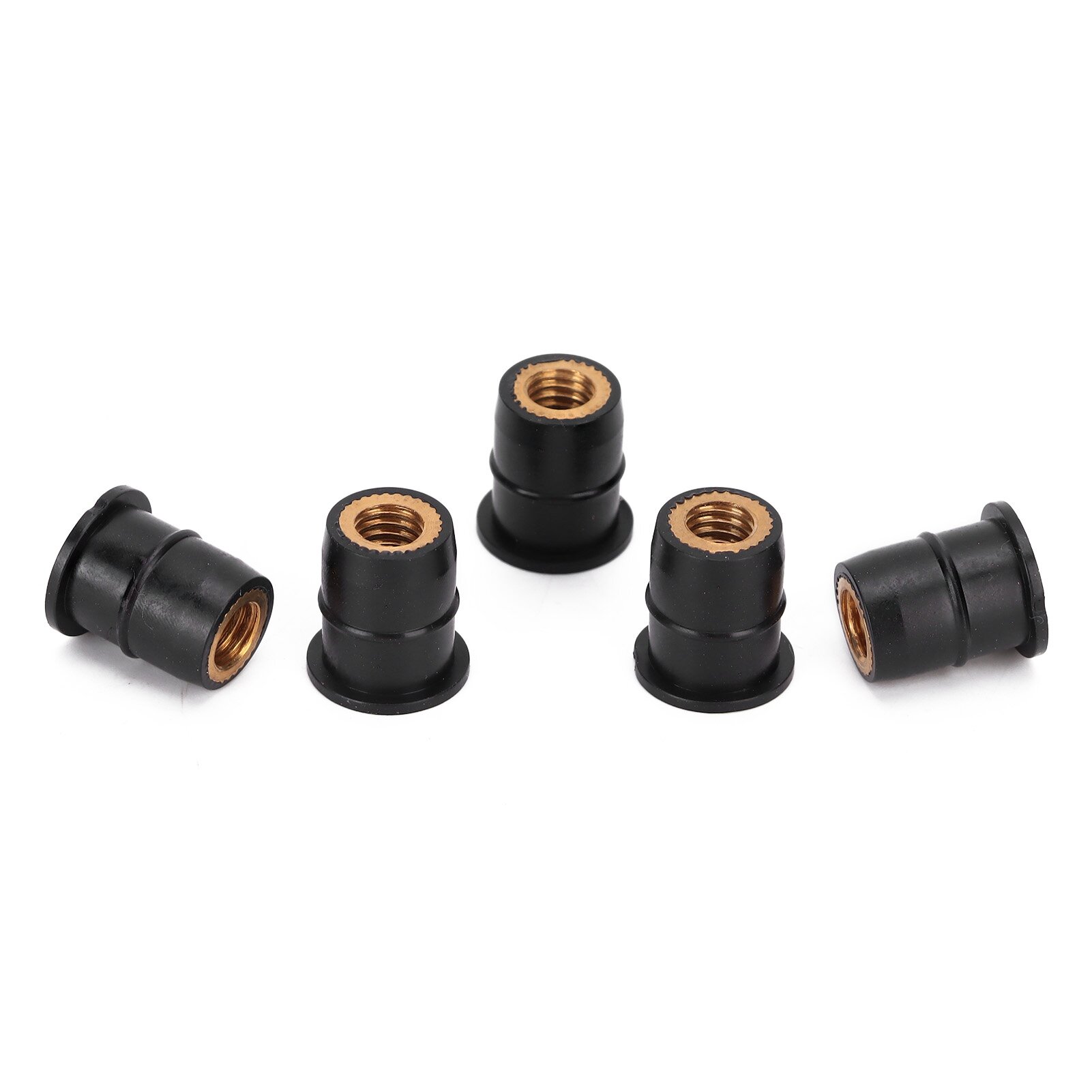 10 шт. гайка M6x08 мм резиновая латунная для корпуса ветрового стекла мотоцикла ATV