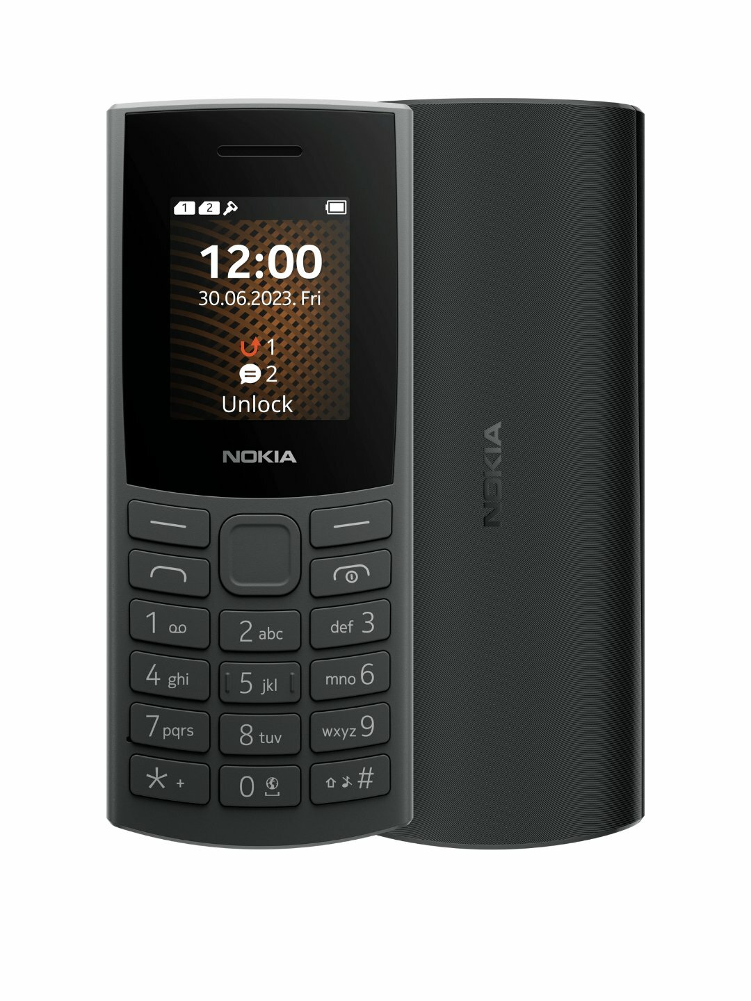 Кнопочный телефон NOKIA 106 DS TA-1564 черный, официальный, гарантия 1 год!
