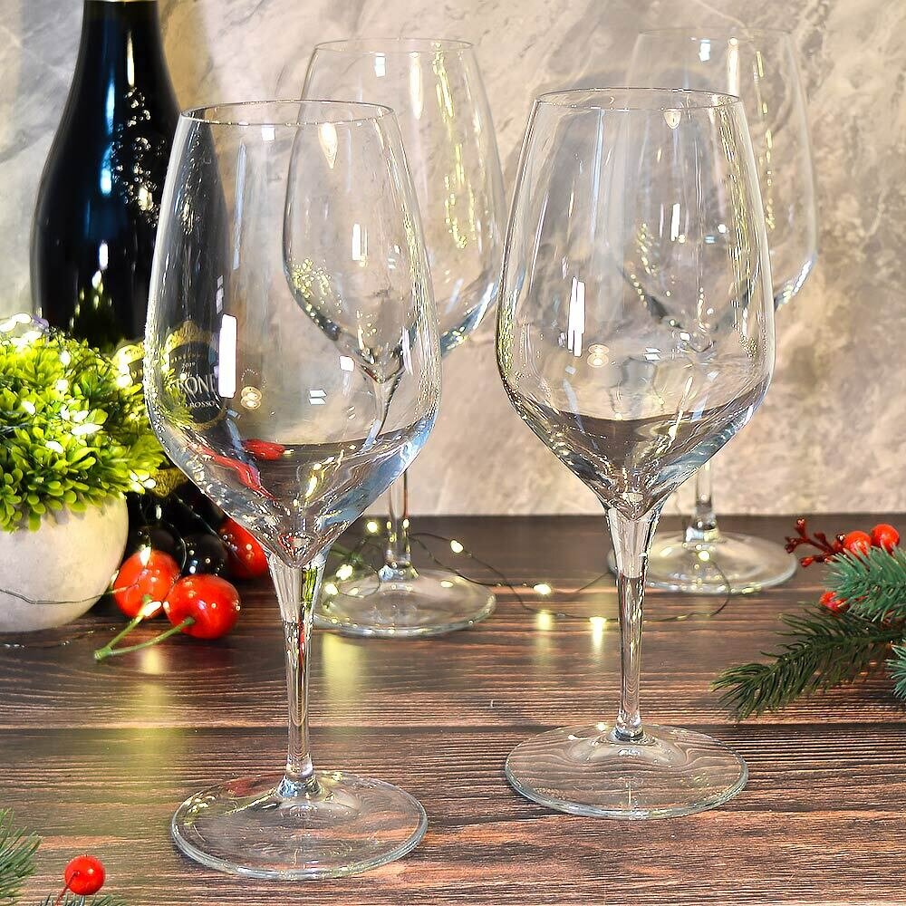 Набор бокалов для вина 'Napa' 4шт 580мл стекло утонченная кромка