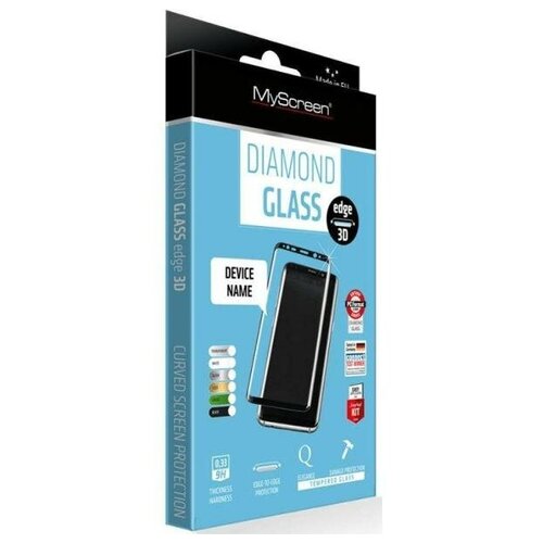 Пленка защитная lamel 3D закаленное защитное стекло MyScreen 3D DIAMOND Glass EA Kit White iPhone 8