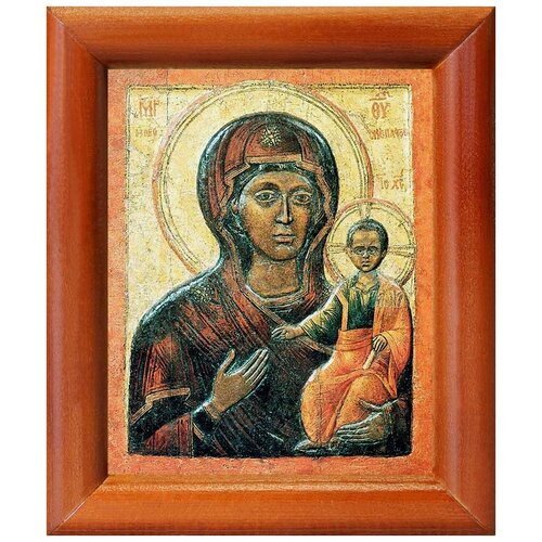 Влахернская икона Божией Матери, рамка 8*9,5 см влахернская икона божией матери белый киот 14 5 16 5 см