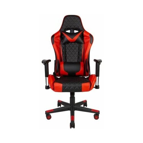 фото Геймерское кресло norden lotus one черно -красная экокожа/ пластиковая крестовина norden chairs