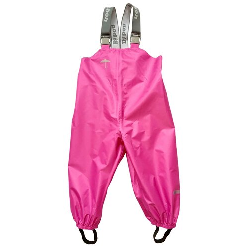 фото Полукомбинезон bibon, демисезон/лето, для девочек, размер 86, розовый