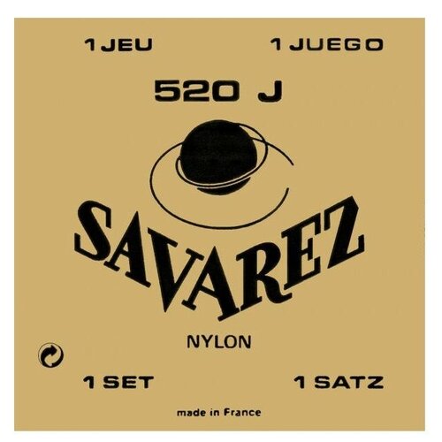 Savarez 520J Traditional Yellow very high tension струны для классической гитары, нейлон