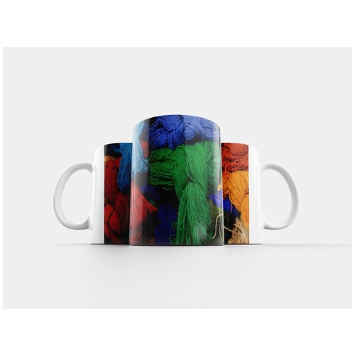 фото Кружка "скрученный, шерсть, ручной работы" 320 мл lotsprints