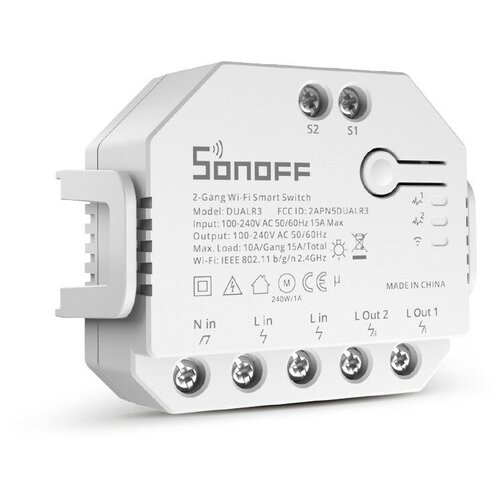 Умный Wi-Fi выключатель Sonoff DUAL R3 Lite
