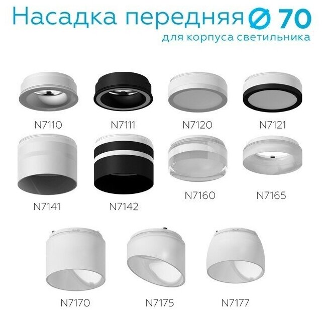 Насадка передняя Ambrella light DIY Spot N7160 - фотография № 2