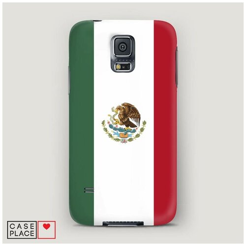 фото Чехол пластиковый samsung galaxy s5 флаг мексики 2 case place