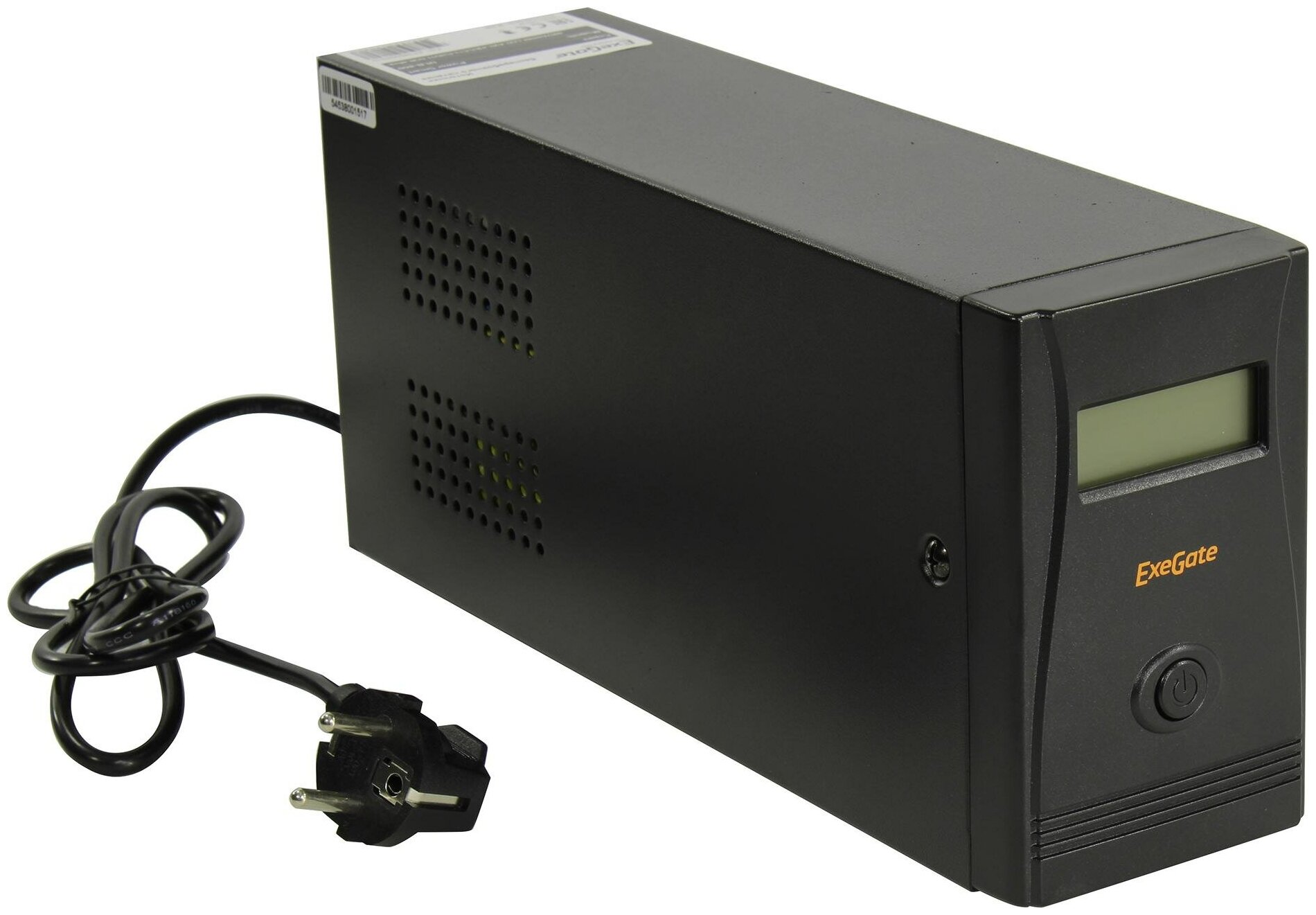 Exegate EP285562RUS ИБП ExeGate Power Smart ULB-800.LCD.AVR.C13.RJ.USB 800VA/480W LCD AVR 4*IEC-C13 RJ45/11 USB Black