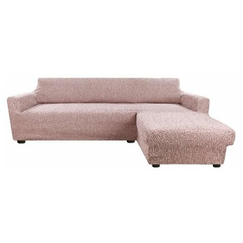 фото Чехол для мебели: чехол на угловой диван с правым выступом тела пианта кофейный еврочехол