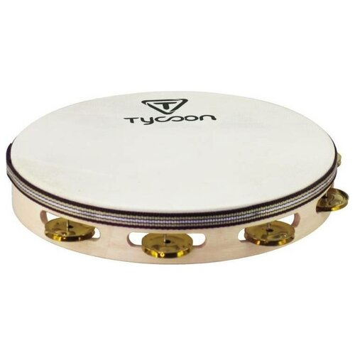 meinl tah2wb тамбурин деревянный двухрядный с мембраной 10 цвет коричневый TYCOON TBWH-S B B Тамбурин с мембраной