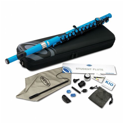 Nuvo Student Flute Blue/Black флейта, цвет синий/черный флейта студенческая nuvo student flute blue black