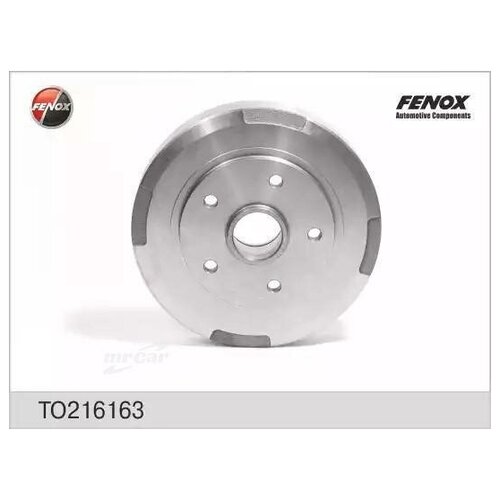 FENOX TO216163 Барабан тормозной Mazda 626 87-97, MX-6 92-97 1шт