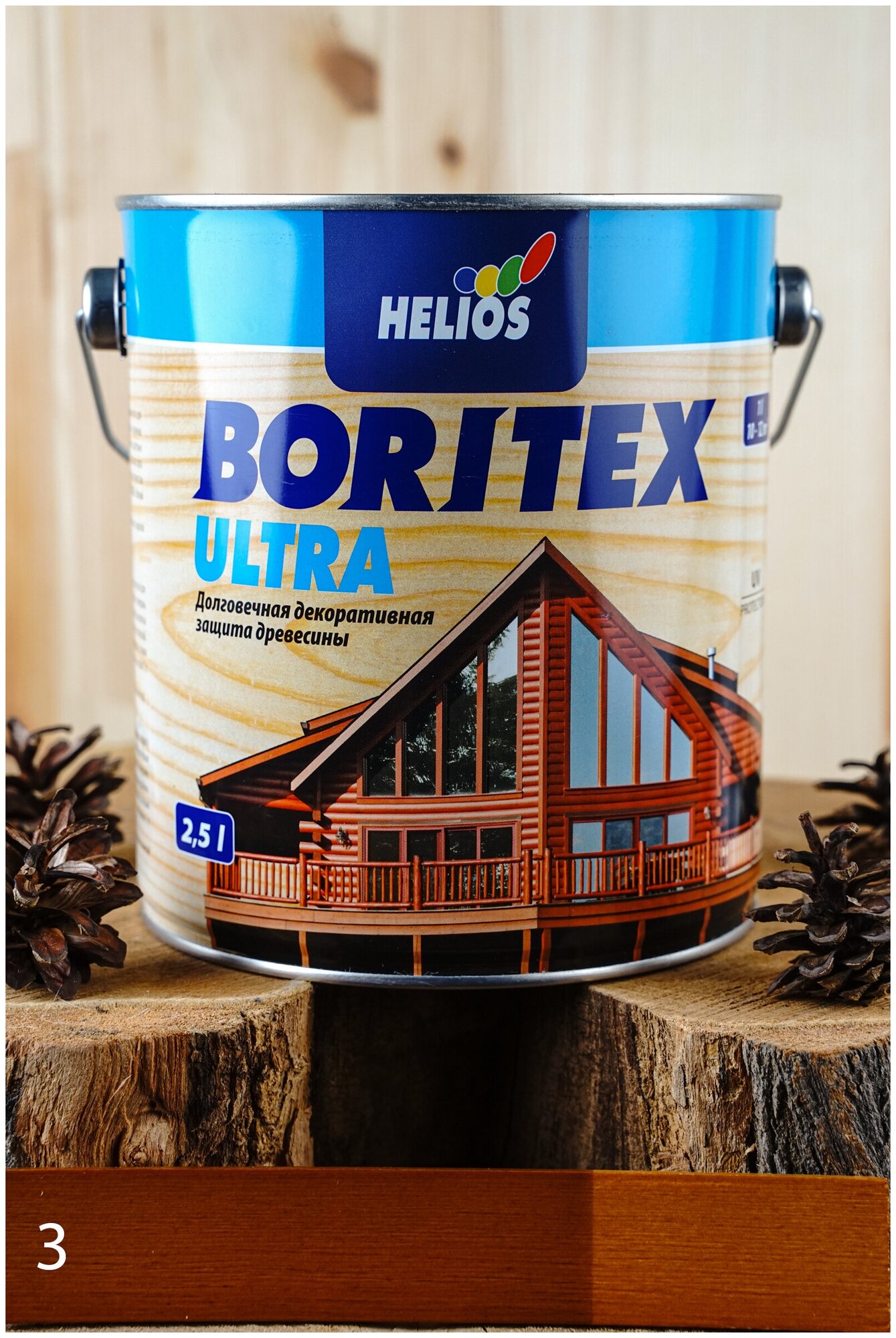 Helios Boritex Ultra 2,5 л. № 3 Тик - фотография № 2