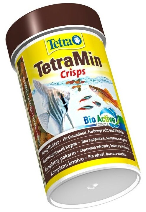 Корм для рыб TetraMin Crisps (фасовка 100 грамм), чипсы - фотография № 2