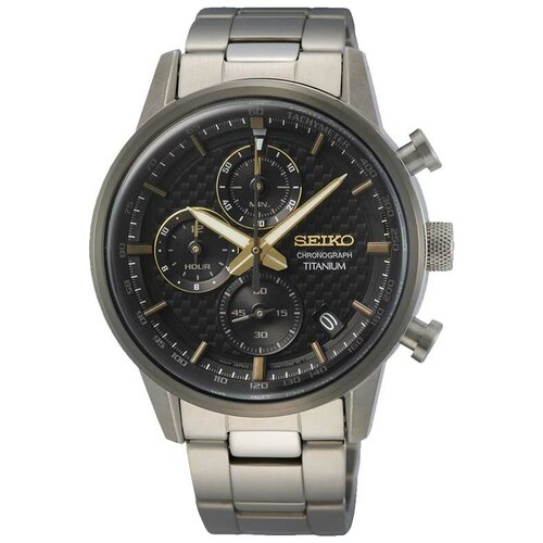 фото Японские титановые наручные часы seiko ssb391p1 с хронографом