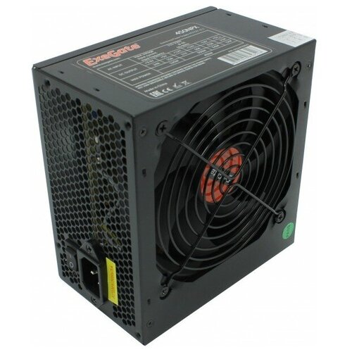 Блок питания 450W ExeGate 450NPX ATX PC black 12cm fan 244p 68p PCI-E 3SATA 2IDE FDD кабель 220V в комплекте 253000₽