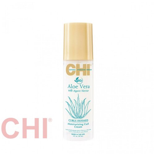 Крем для укладки увлажняющий для вьющихся волос Chi Aloe Vera with Agava Nectar Moisturizing Curl Cream 147 мл CHIAVMC5