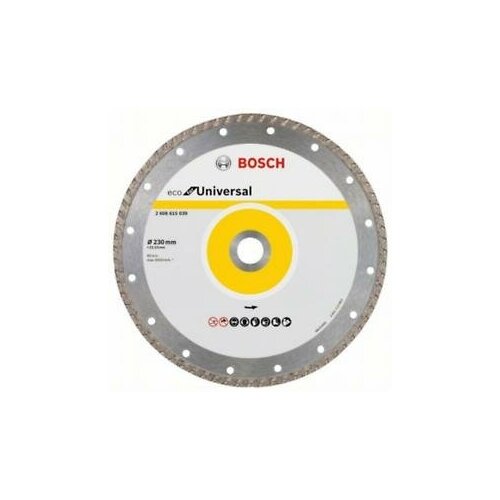 BOSCH Диск алмазный отрезной 230 х 22,32мм, 10шт. ECO Universal BOSCH 2.608.615.048 алмазный диск bosch eco univ turbo универсальный 2608615039