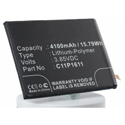 Аккумулятор iBatt iB-B1-M1318 4100mAh для Asus C11P1611 аккумулятор blp599 для oppo r7 plus 4100 mah