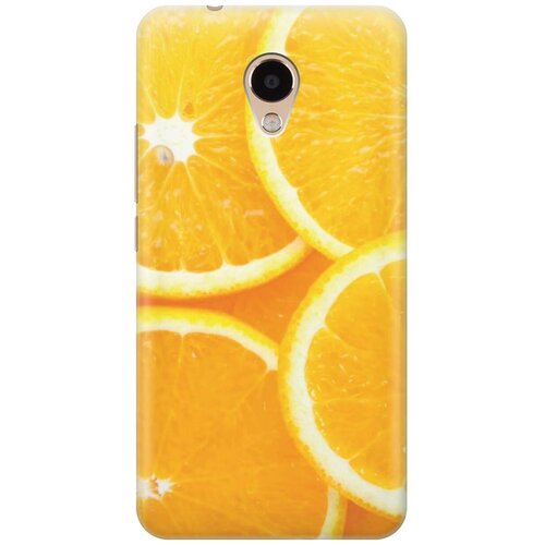 Ультратонкий силиконовый чехол-накладка для Meizu M5s с принтом Апельсины ультратонкий силиконовый чехол накладка для meizu mx6 с принтом апельсины