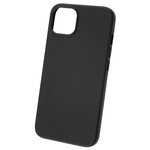 Панель-накладка SmarTerra Silicon Case Black для iPhone 13 Pro Max - изображение