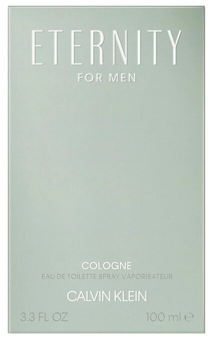 Мужская туалетная вода Calvin Klein Eternity For Men Cologne, 100 мл