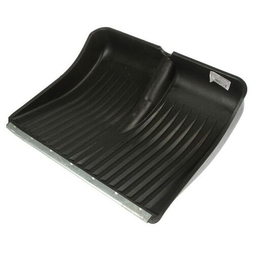 Лопата снеговая 515х410мм (оцинкованная планка) черная №3