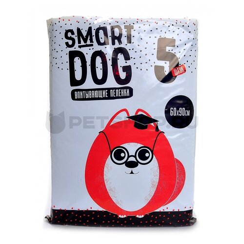 Smart Dog - Впитывающие пеленки для собак 60х90, 5 шт