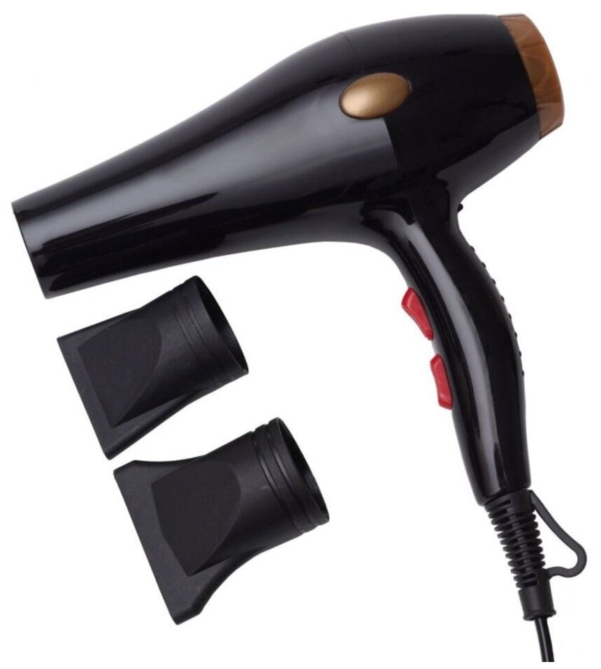 Фен для волос CRONIER CROMOSER PROFESSIONAL CR-9902, черный - фотография № 2