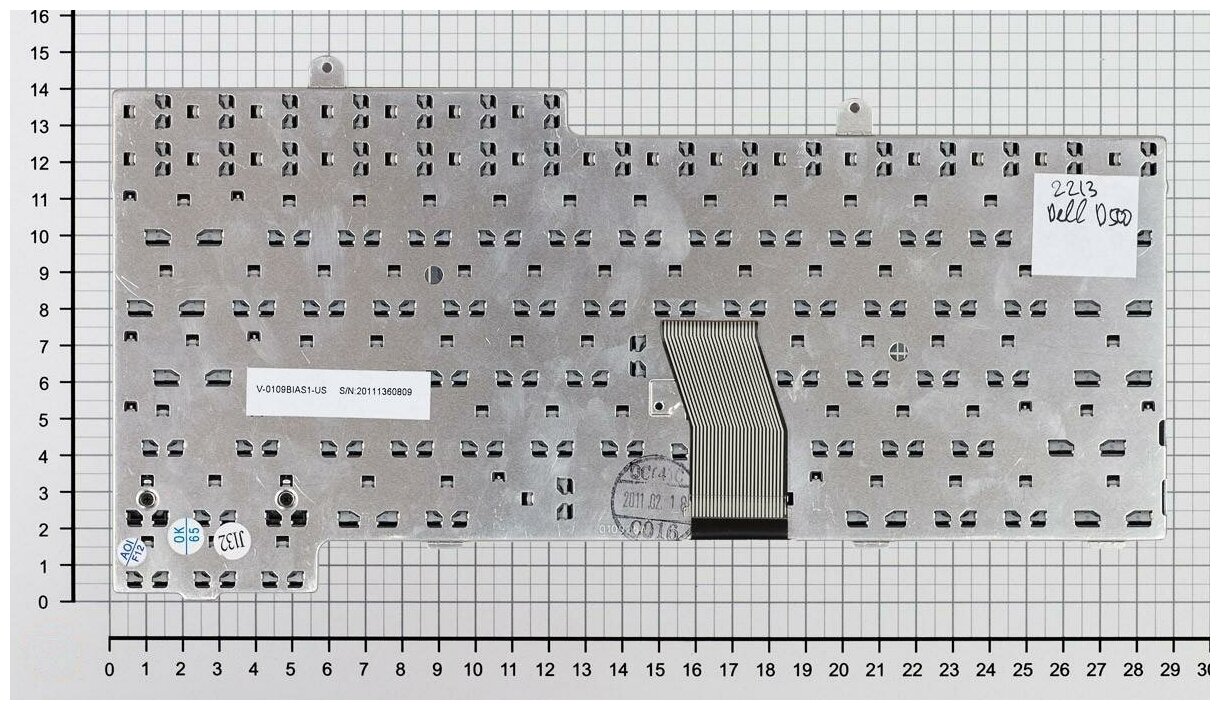 Клавиатура для ноутбука Dell 1M708 черная