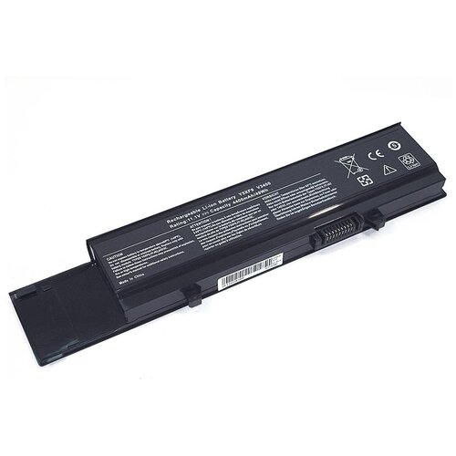 Аккумуляторная батарея для ноутбука Dell V3400 11.1V 5200mAh черная OEM