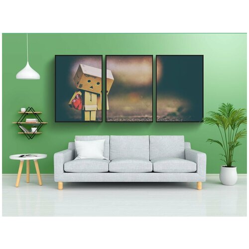 фото Набор модулных постеров для интерьера "печальный, ностальгия, любовь" 60x90 см. в тубусе, без рамки lotsprints