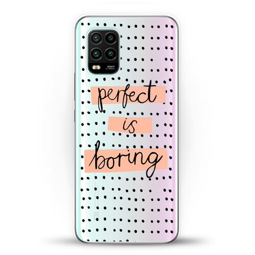 фото Силиконовый чехол boring perfect на xiaomi mi 10 lite andy & paul
