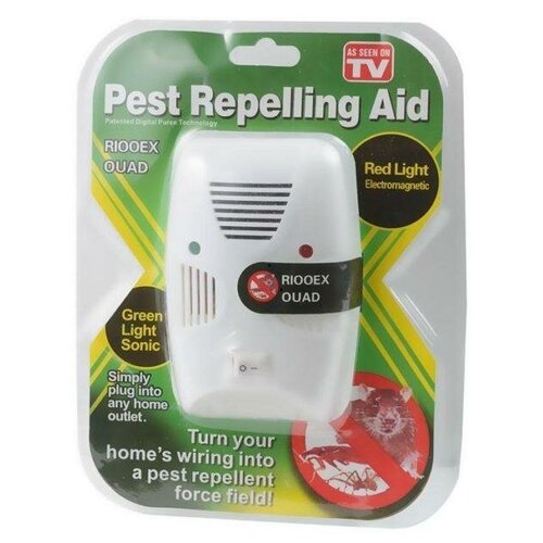 Отпугиватель насекомых и грызунов PEST REPELLING AID отпугиватель грызунов и насекомых pest repelling aid ультразвуковой