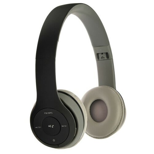 Наушники Blast BAH-820 BT беспроводные полноразмерные микрофон BT v40 250 мАч серые 224800₽