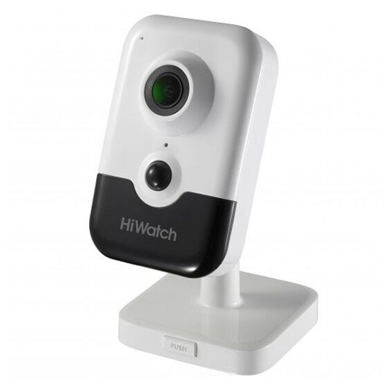 Hikvision HiWatch DS-I214(B) — 2Мп IP-видеокамера с EXIR-подсветкой до 10м микрофоном и динамиком