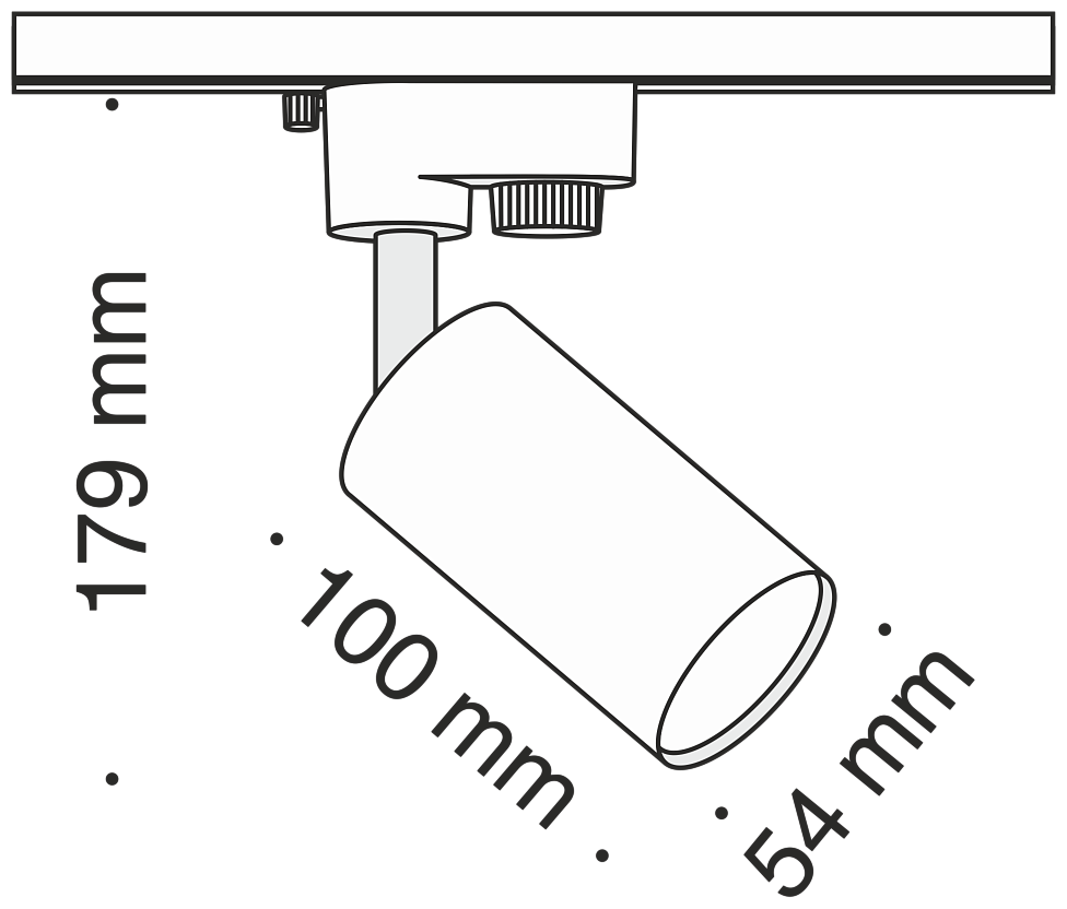 Трековый светильник-спот MAYTONI Track Lamps TR002-1-GU10, кол-во ламп: 1 шт., цвет плафона: черный - фотография № 10