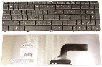 Клавиатура для ноутбука Asus 0KN0-E02RU06, черная, без рамки
