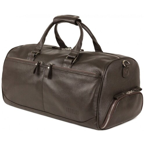 фото Дорожно-спортивная сумка brialdi traveller relief brown коричневый