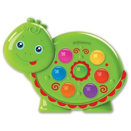 Купить Интерактивная развивающая игрушка Азбукварик Веселушки Черепашка, зеленый, пластик, female