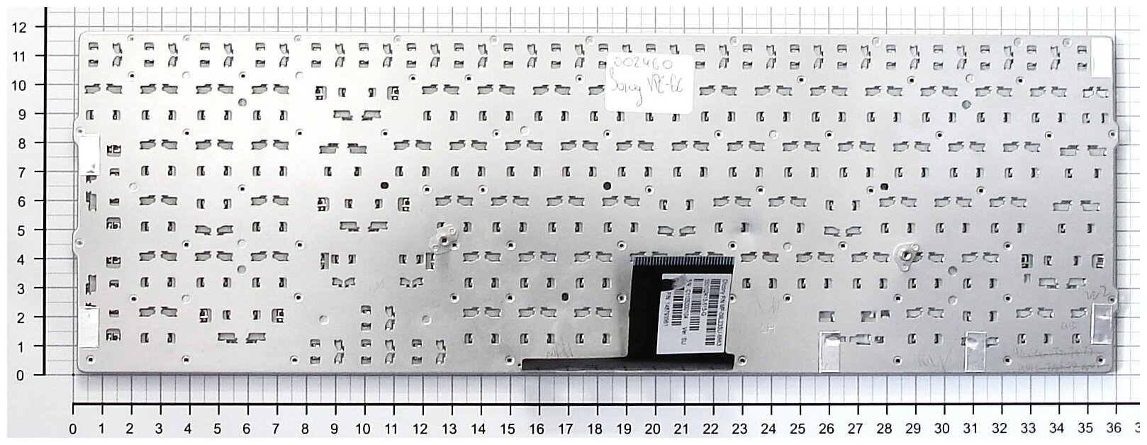 Клавиатура для ноутбука Sony Vaio MP-09L26GB-8863 белая без рамки