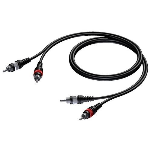 Кабель аудио 2xRCA - 2xRCA Procab CAB800/1 1.0m кабель аудио 2xrca 2xrca procab cla800 1 1 0m