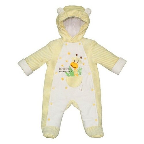 фото Комбинезон для девочки, рост 74 см, цвет жёлтый нет бренда