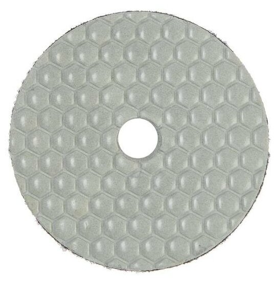 Алмазный гибкий шлифовальный круг тундра "Черепашка", для сухой шлифовки, 100 мм, № 400