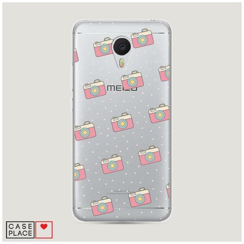 фото Силиконовый чехол "фотоаппарат фон" на meizu m3 / мейзу м3 case place