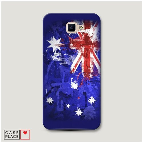фото Чехол пластиковый samsung galaxy j5 prime 2016 флаг австралии 1 case place