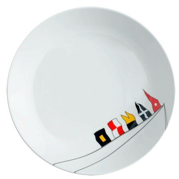 Тарелка суповая нескользящая "Regata", 21 см, 6 шт (10254483)